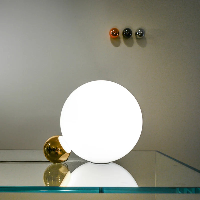 Glass Ball Table Lamp