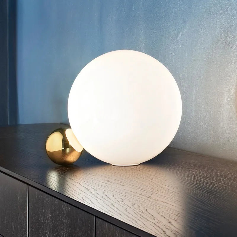 Glass Ball Table Lamp
