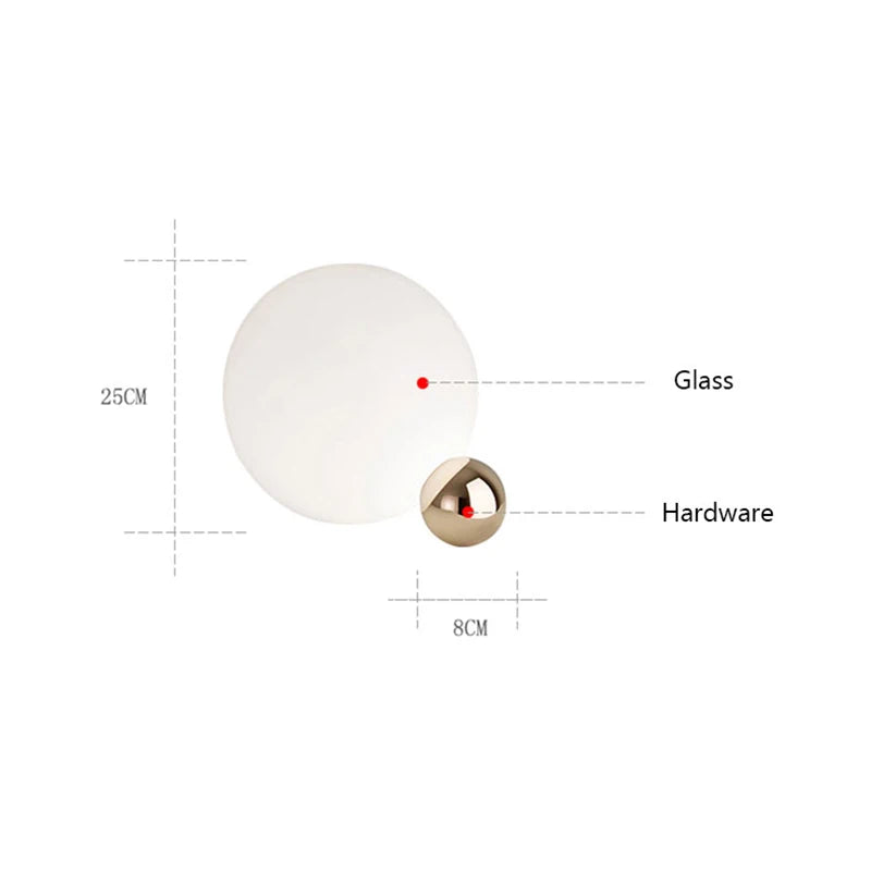 Glass Ball Table Lamp
