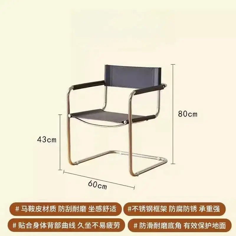 Wassily Style Mid-Century Armchair