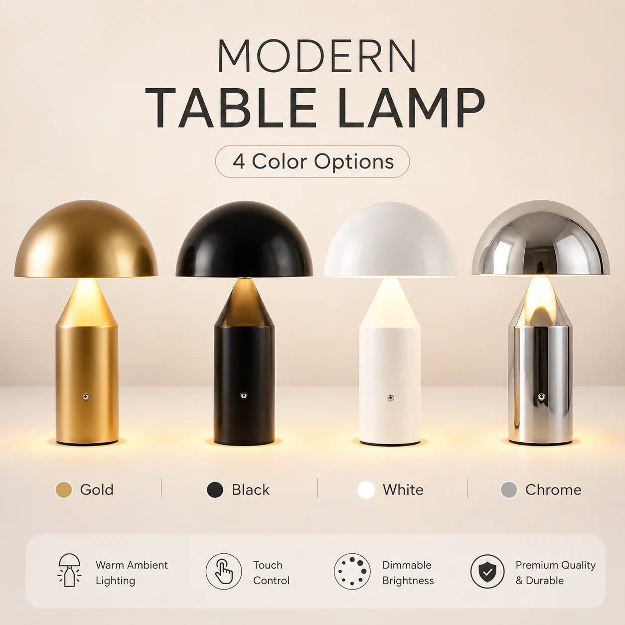 Mushroom Table Lamp