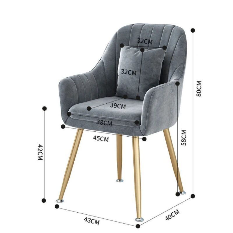 Makeup & Nail Art Chair – Light Luxury
