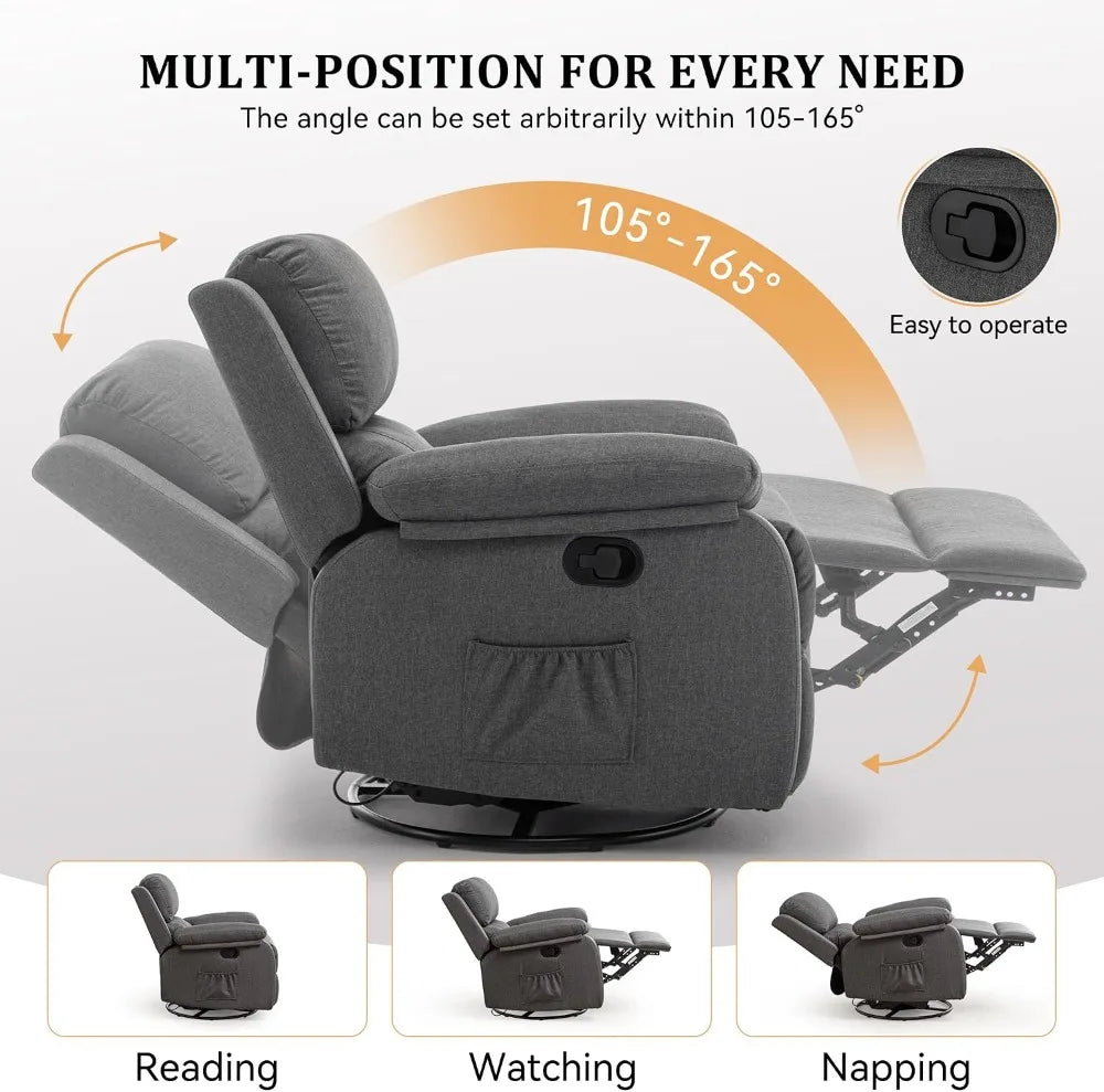 360° Swivel Recliner Chair