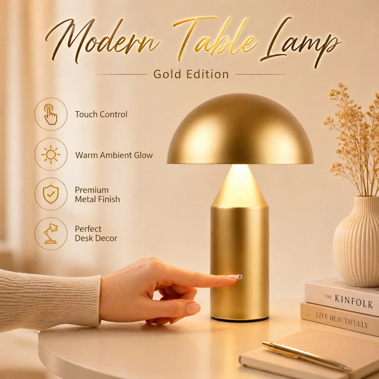 Mushroom Table Lamp