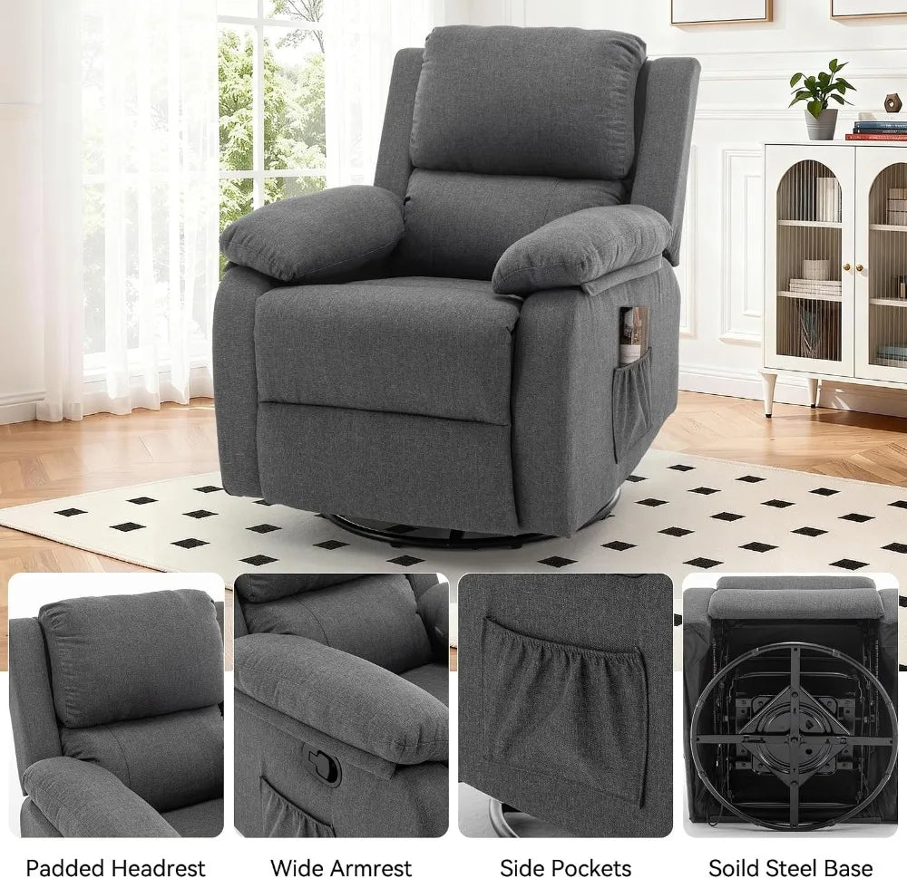 360° Swivel Recliner Chair