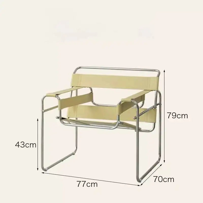 Wassily Style Mid-Century Armchair