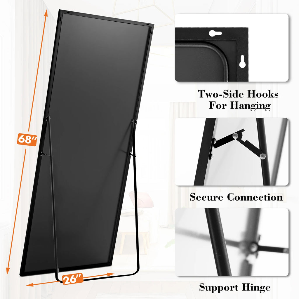 Arched Full Length Mirror with Stand