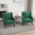 Modern PU Leather Accent Chair Set of 2