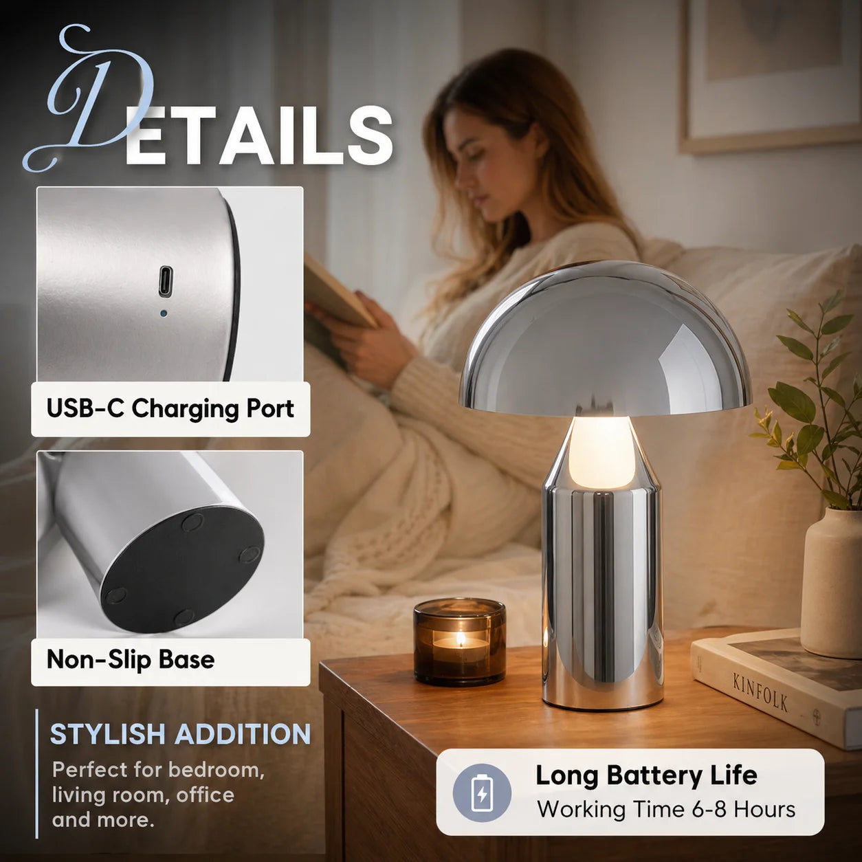 Mushroom Table Lamp