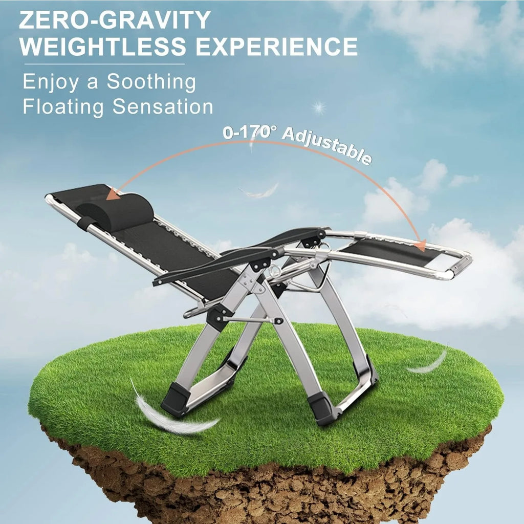 Zero Gravity Reclining Lounge Chair Set of 2