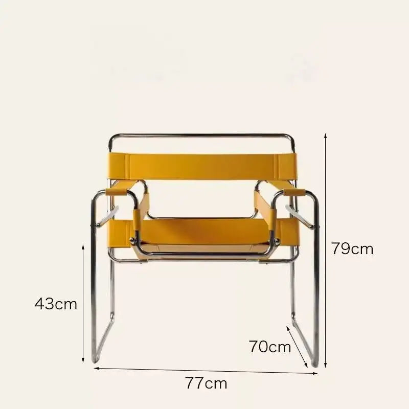 Wassily Style Mid-Century Armchair