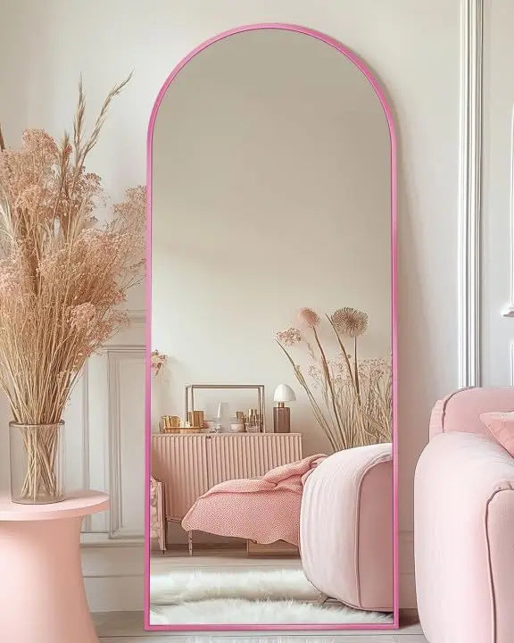 Arched Full Length Mirror – Gold Frame