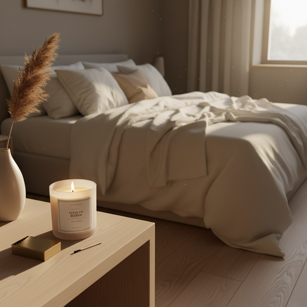Premium Scented Soy Candle – Luxury Home Fragrance