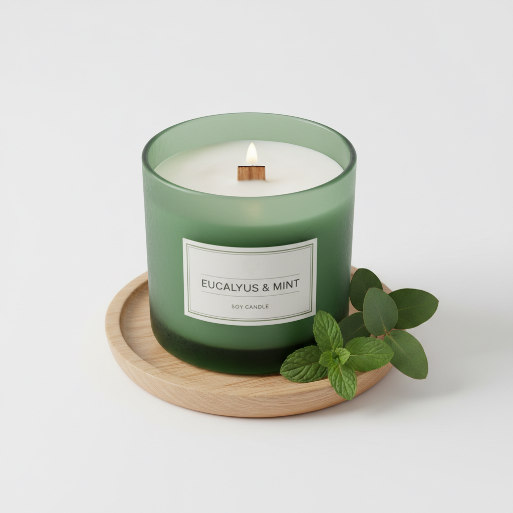 Premium Scented Soy Candle – Luxury Home Fragrance