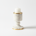 Marble & Gold Candle Holder