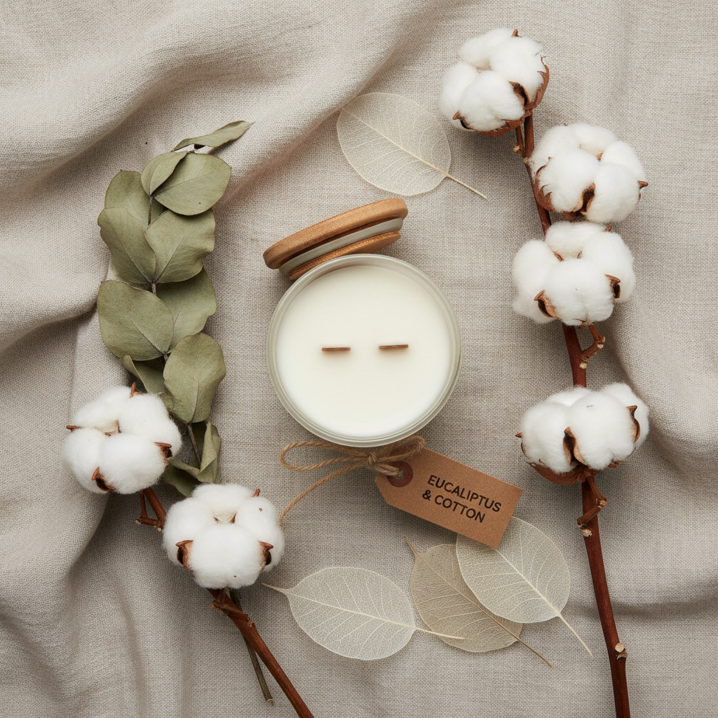 Premium Scented Soy Candle – Luxury Home Fragrance