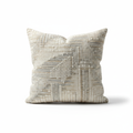 Decorative Throw Pillow – Neutral Textured Fabric